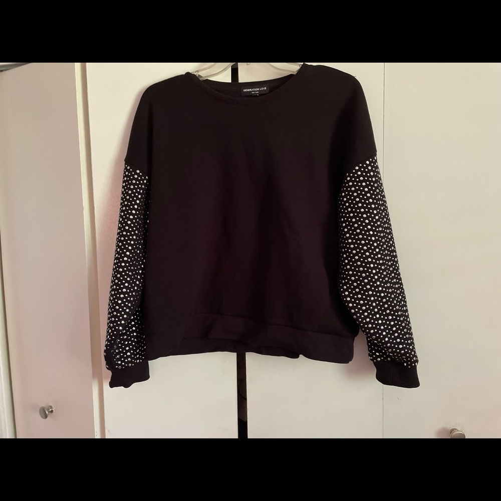 Generation Love Arianna Studded Sweatshirt.